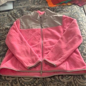 Pink plush jacket